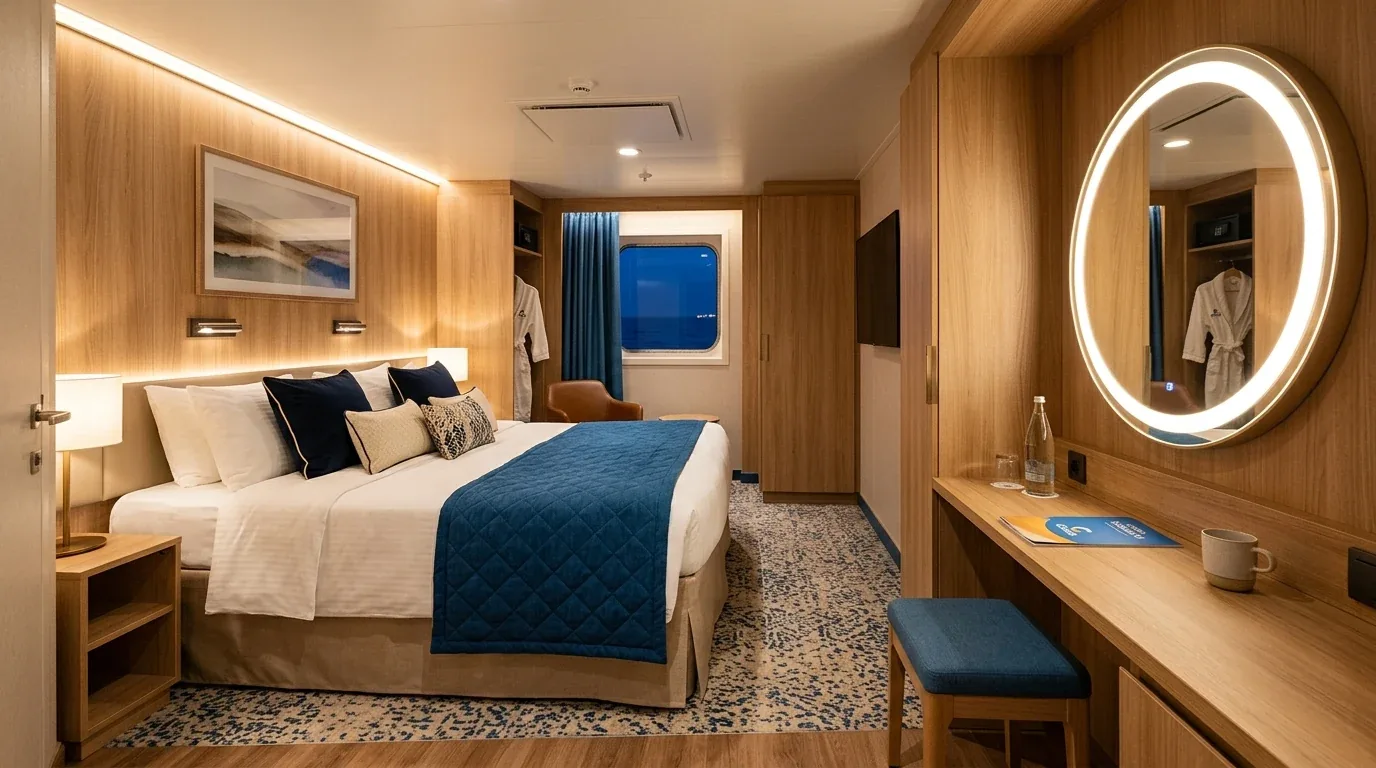 Interior stateroom on Costa Toscana